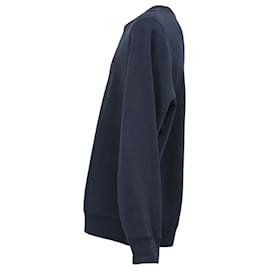 Burberry-Burberry Sweatshirt in Navy Blue  Cotton-Blue,Navy blue