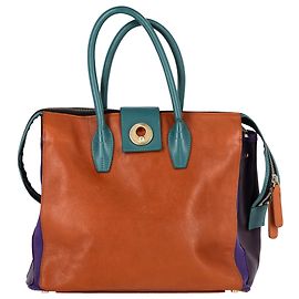 Borsa Saint Laurent Muse Two in pelle e suede multicolore Multicolore