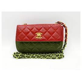 Chanel-Chanel Timeless Classic Mini Crossbody Bag-Red