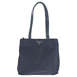 Prada-Prada Nylon Tessuto Logo Tote Bag-Purple