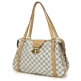 Louis Vuitton-Louis Vuitton Damier Azur Tote Bag-White