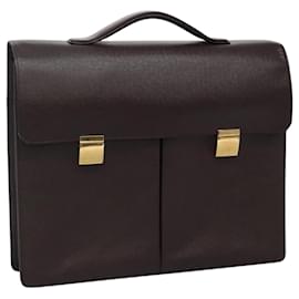 Louis Vuitton-LOUIS VUITTON Taiga Serviette Kazan Business Bag Acajou M30806 LV Auth bs22109-Brown