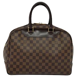 Louis Vuitton-LOUIS VUITTON Damier Ebene Deauville Hand Bag SPO N47272 LV Auth 113649-Other