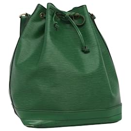 Louis Vuitton-LOUIS VUITTON Epi Noe Shoulder Bag Green M44004 LV Auth 112997-Green