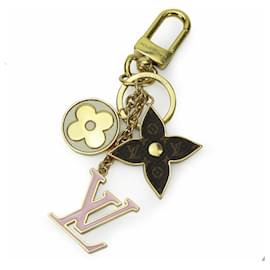 Louis Vuitton-Louis Vuitton Monogram Keyring-Brown,Pink,White