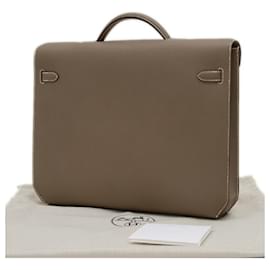 Hermès-Hermes Kelly Depeche 36 Handbag-Taupe