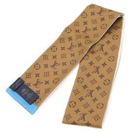 Louis Vuitton-Louis Vuitton Bandeau Animogram Penguin Scarf-Brown,White,Blue