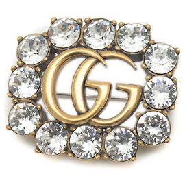 Gucci Double G Metallbrosche Andere