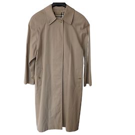 Abrigo Burberry Camden de algodón beige Beige