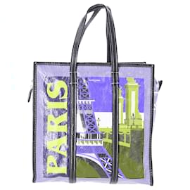 Balenciaga-Balenciaga Paris Bazar Tote in Multicolor Leather -Multiple colors