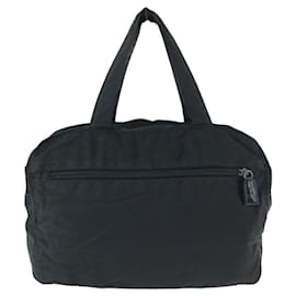 Prada-Prada Nylon Tessuto Logo Tote Bag-Black