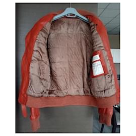 Maison Martin Margiela-Blazers Jackets-Orange
