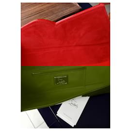Christian Louboutin-Pochette baguette So Kate-Rouge