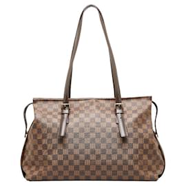 Louis Vuitton-Louis Vuitton Damier Chelsea Tote Bag-Brown,Damier ebene