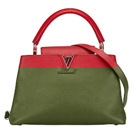 Louis Vuitton-Louis Vuitton Capucines MM Handbag-Red