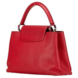 Louis Vuitton-Louis Vuitton Capucines MM Handbag-Red