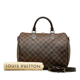 Louis Vuitton-Louis Vuitton Damier Speedy Bandouliere 30 Handbag-Brown