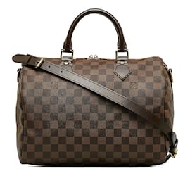 Louis Vuitton-Louis Vuitton Damier Speedy Bandouliere 30 Handbag-Brown