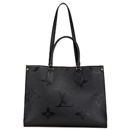 Louis Vuitton-Louis Vuitton Monogram Empreinte On the Go MM Handbag-Black