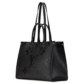 Louis Vuitton-Louis Vuitton Monogram Empreinte On the Go MM Handbag-Black