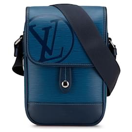Louis Vuitton-Louis Vuitton Epi Downtown BB Shoulder Bag-Blue