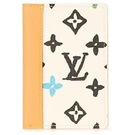 Louis Vuitton-Louis Vuitton Monogram Craggy Organizer De Poche Card Case-White
