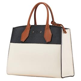 Louis Vuitton-Louis Vuitton City Steamer MM Handbag-Brown,Black,Beige