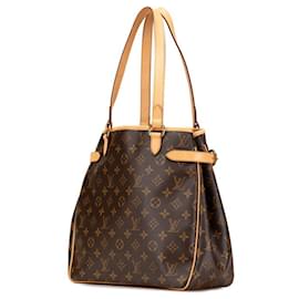 Louis Vuitton-Louis Vuitton Monogram Batignolles Vertical Tote Bag-Brown