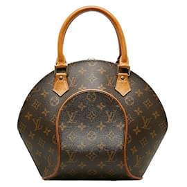 Louis Vuitton-Louis Vuitton Monogram Ellipse PM Handbag-Brown,Monogram