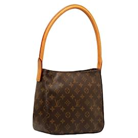 Louis Vuitton-Louis Vuitton Monogram Looping MM Shoulder Bag-Brown,Monogram