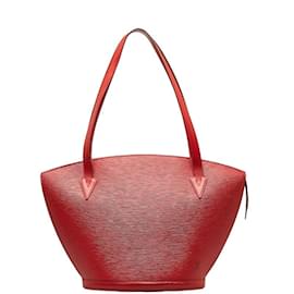 Louis Vuitton-Louis Vuitton Epi Saint Jacques Shoulder Bag-Red