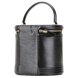 Louis Vuitton-Louis Vuitton Epi Cannes Handbag Vanity Bag-Black