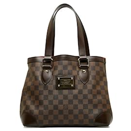 Louis Vuitton-Louis Vuitton Damier Hampstead PM Tote Bag-Brown,Damier ebene