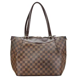 Louis Vuitton-Louis Vuitton Damier Westminster GM Tote Bag-Brown,Damier ebene