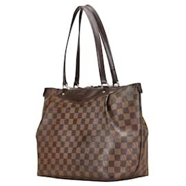 Louis Vuitton-Louis Vuitton Damier Westminster GM Tote Bag-Brown,Damier ebene