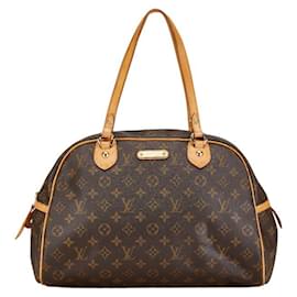 Louis Vuitton-Louis Vuitton Monogram Montgreil GM Shoulder Bag-Brown,Monogram