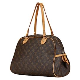 Louis Vuitton-Louis Vuitton Monogram Montgreil GM Shoulder Bag-Brown,Monogram