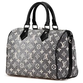 Louis Vuitton-Louis Vuitton Monogram Jacquard Speedy Bandouliere 25 Handbag-Brown