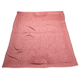 Louis Vuitton-Louis Vuitton Bordeaux Cashmere Shawl-Red,Dark red