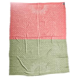 Louis Vuitton-Louis Vuitton Bordeaux Cashmere Shawl-Red,Dark red