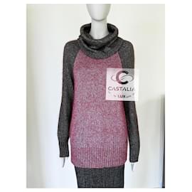 Chanel-Chanel Coco Brasserie Runway Silk Knit Jumper 38 FR-Multiple colors