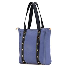 Louis Vuitton-Louis Vuitton Antigua Cabas MM Tote Bag-Blue