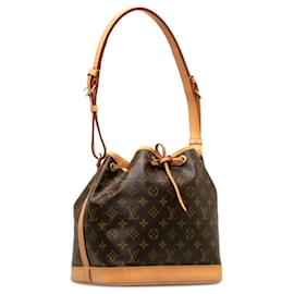 Louis Vuitton-Louis Vuitton Monogram Noe Shoulder Bag-Brown,Monogram