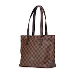 Louis Vuitton-Louis Vuitton Damier Cabas Piano Handbag-Brown,Damier ebene