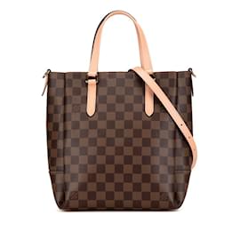 Louis Vuitton-Louis Vuitton Damier Belmont BB Tote Bag-Brown,Pink,Damier ebene