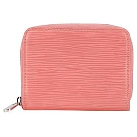Louis Vuitton-Louis Vuitton Epi Zippy Coin Purse Case-Other,Coral