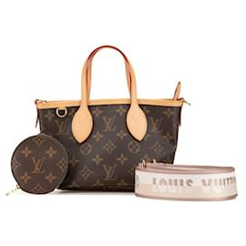 Louis Vuitton-Bolsa Louis Vuitton Monogram Neverfull BB-Marrom