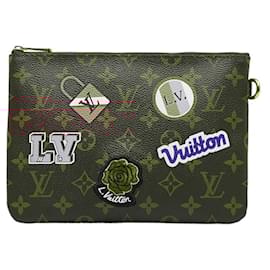 Louis Vuitton-Pochete de cidade Monogram Louis Vuitton-Marrom,Multicor