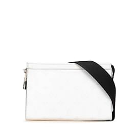 Louis Vuitton-Louis Vuitton Taigarama Gaston Wearable Wallet Shoulder Bag-White