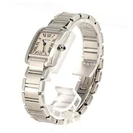 Cartier-Cartier Tank Francaise SM W51008Q3 Stainless Steel Wristwatch-Other